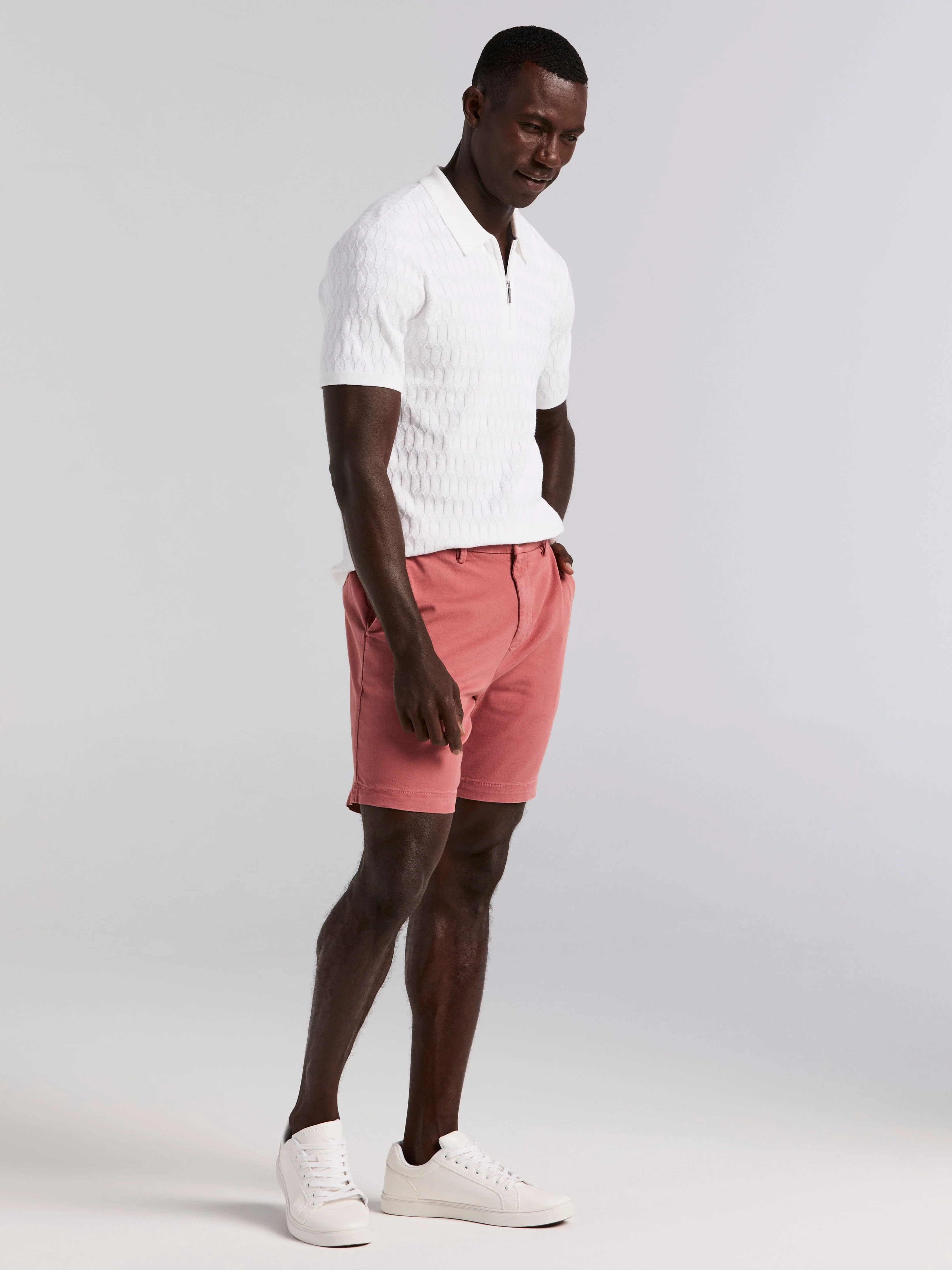 8" Flat Front Garment Dyed Short - Image 5