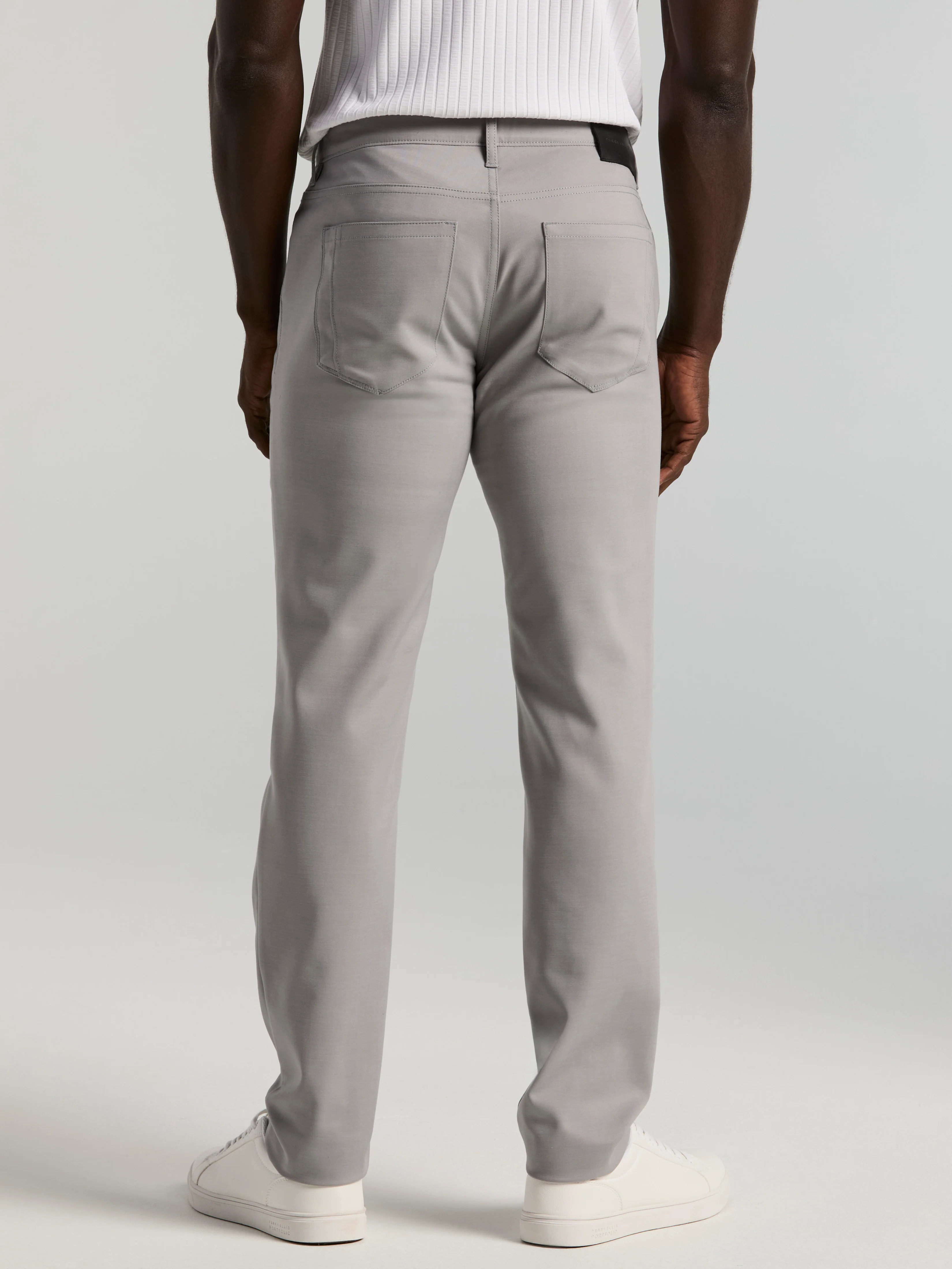 Slim Fit Double Cloth 5-Pocket Pants - Image 14