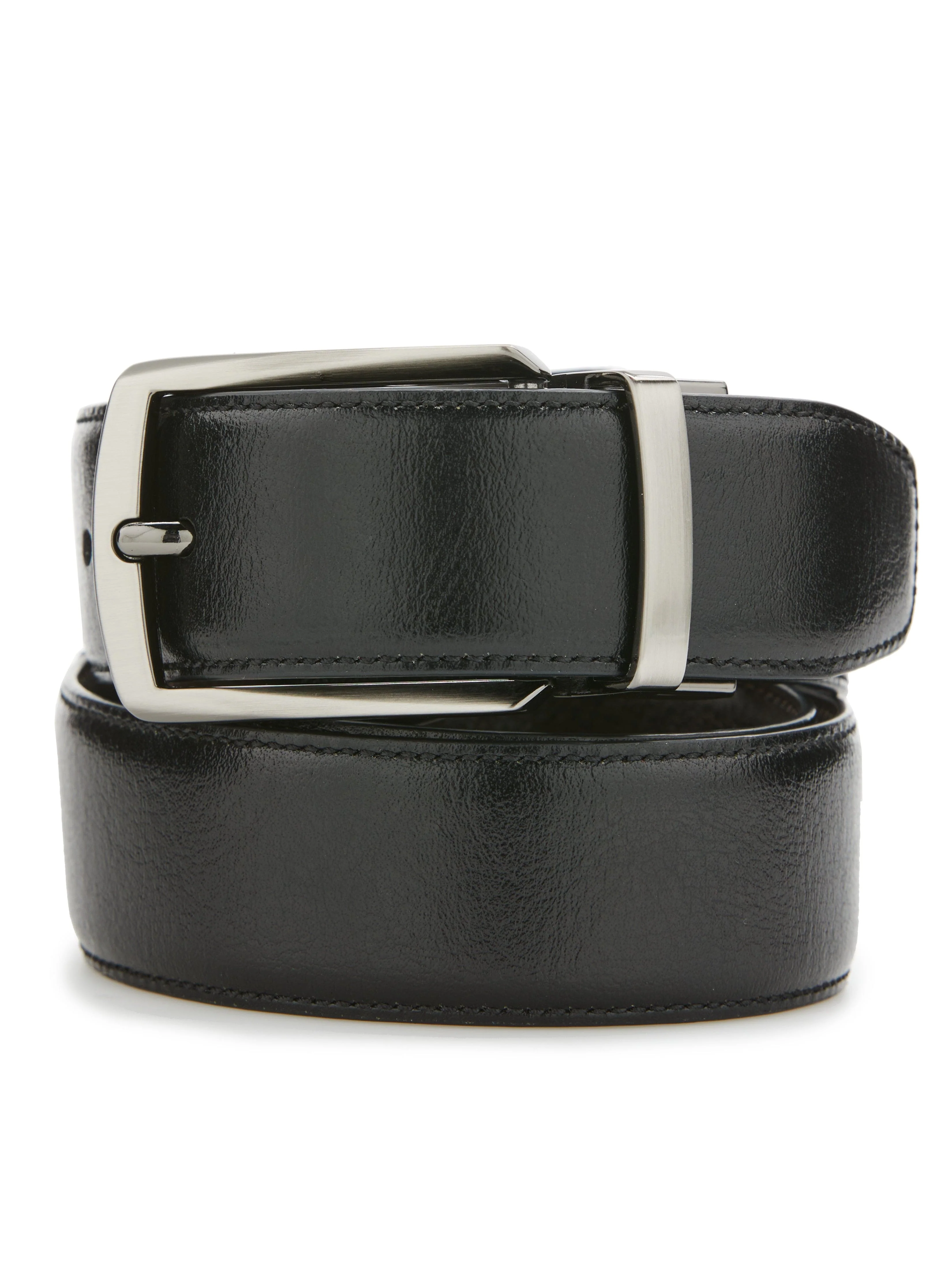 Park Slope Black Leather Belt