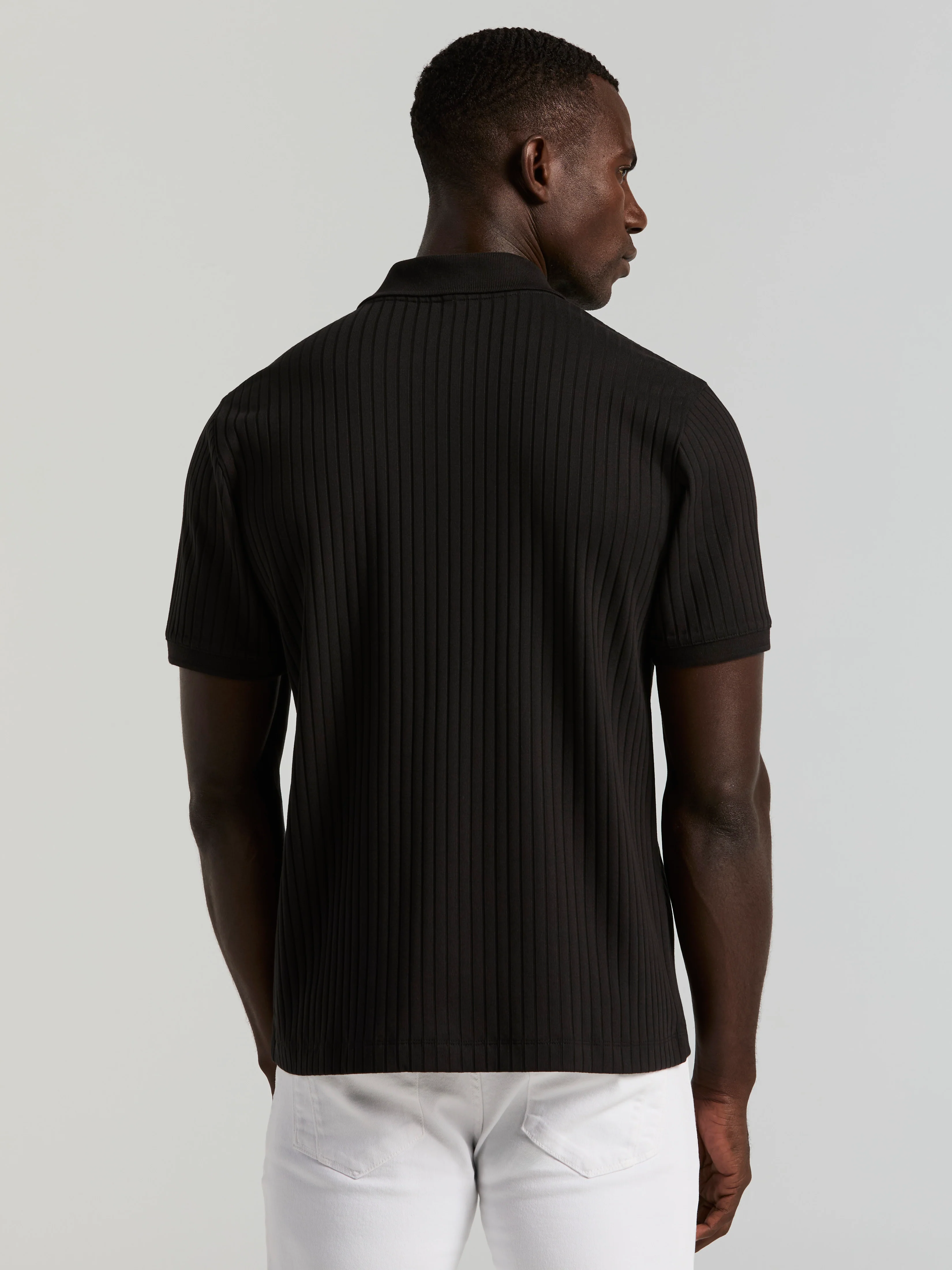 Ribbed Button Front Shirt - Image 9