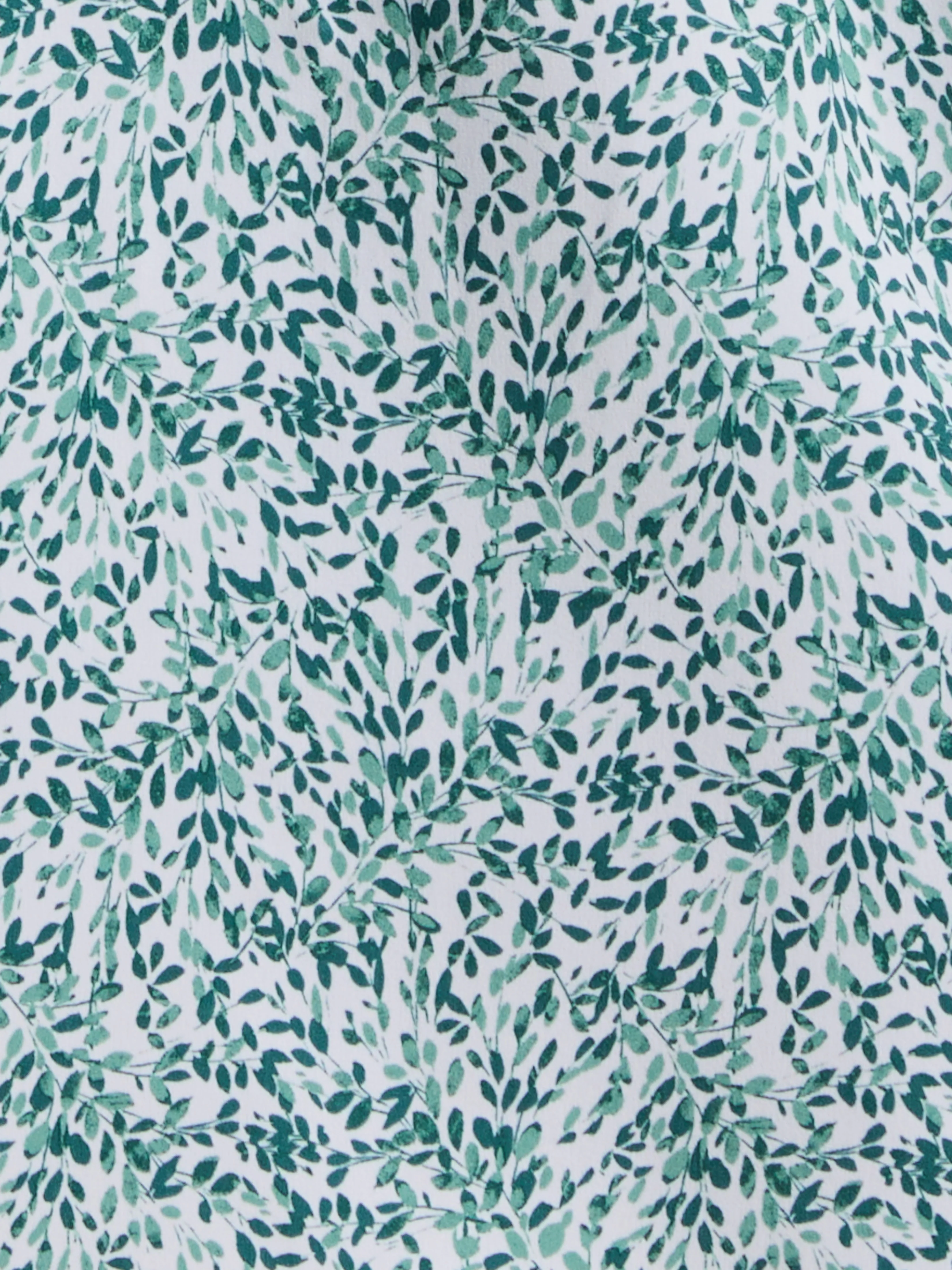 Botanical Spray Print Button-Down Shirt - Image 9