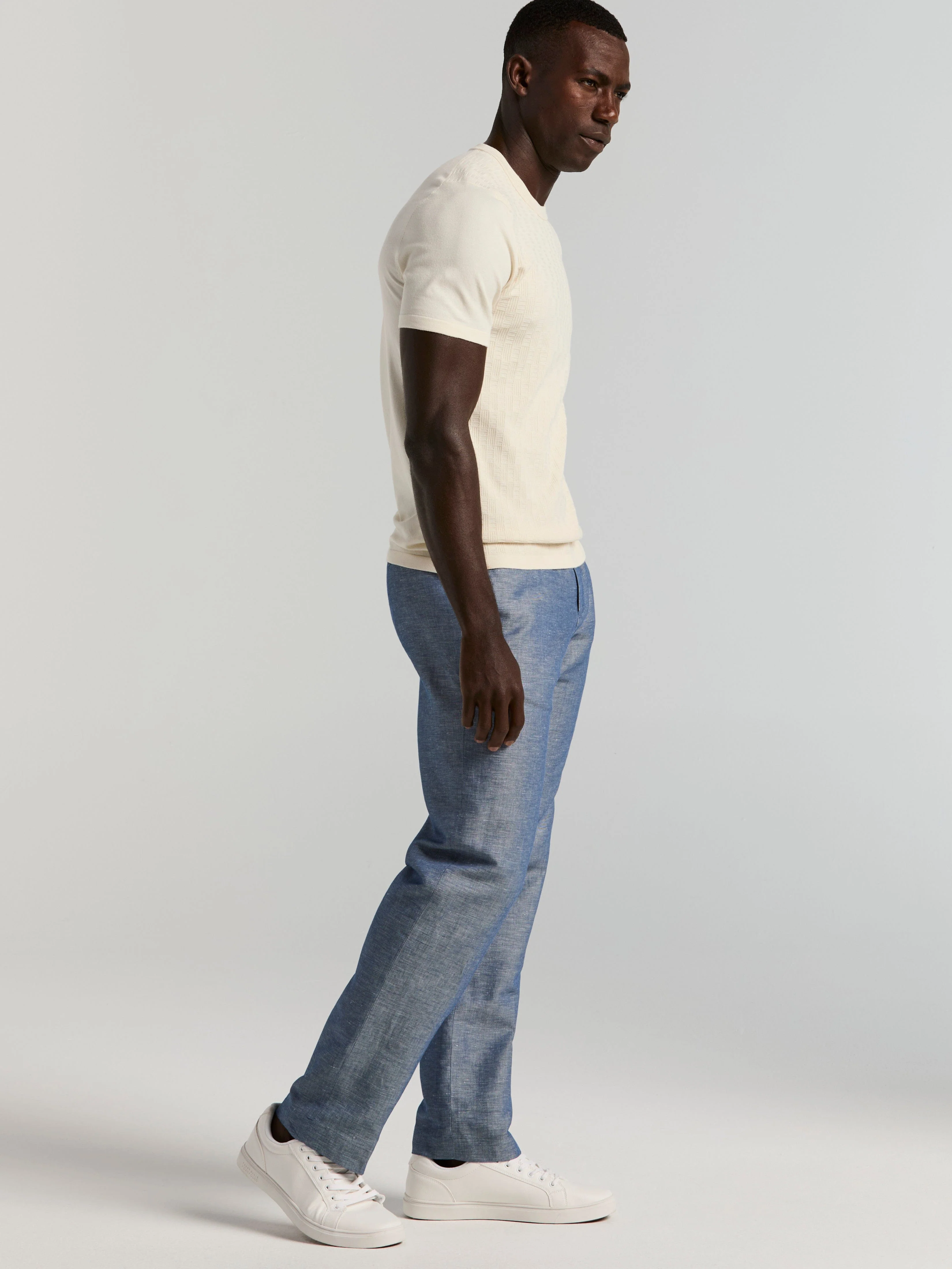 Geometric Textured Sweater Tee - Image 15