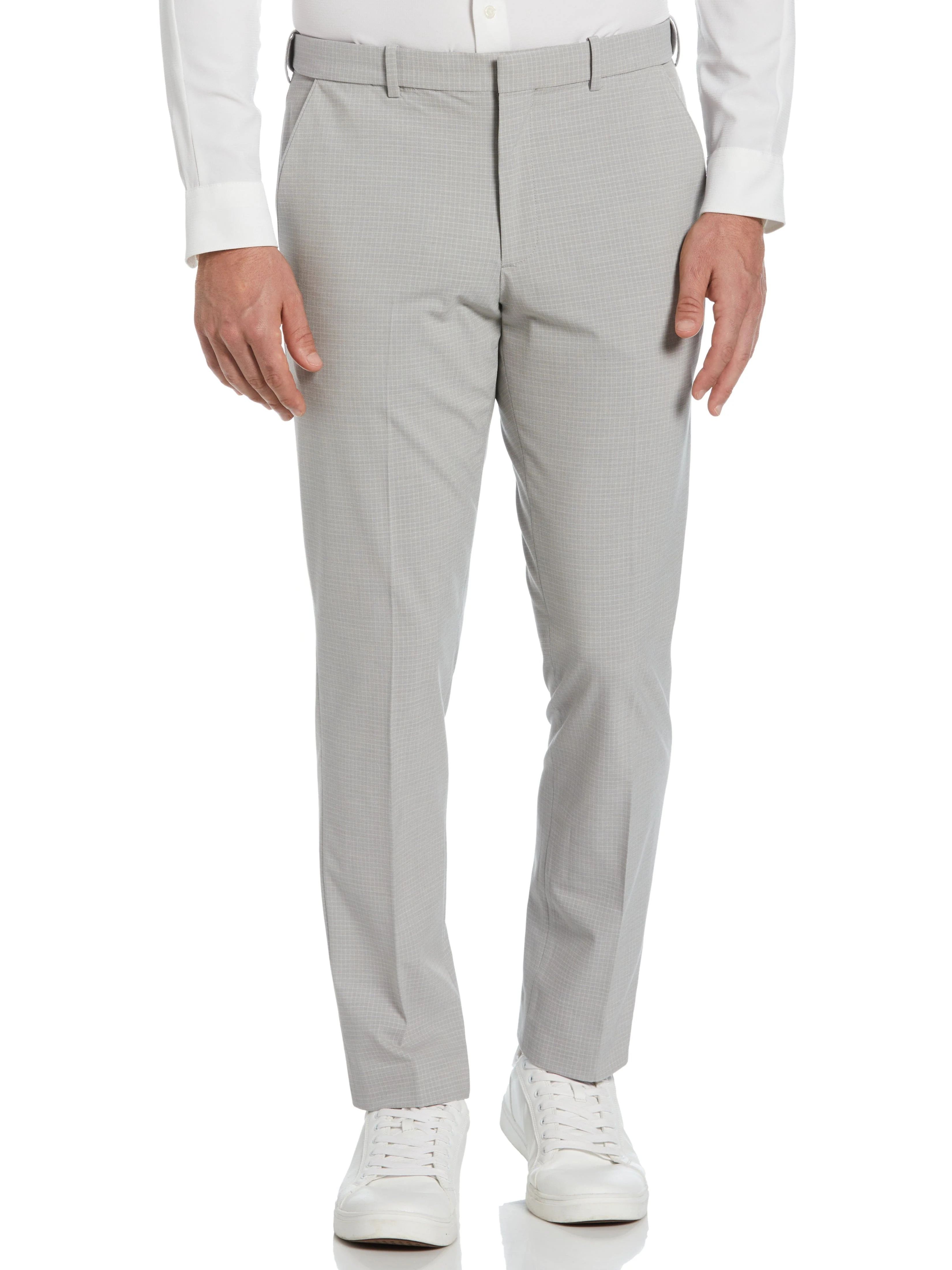 Slim Fit Subtle Micro Check Suit Pant