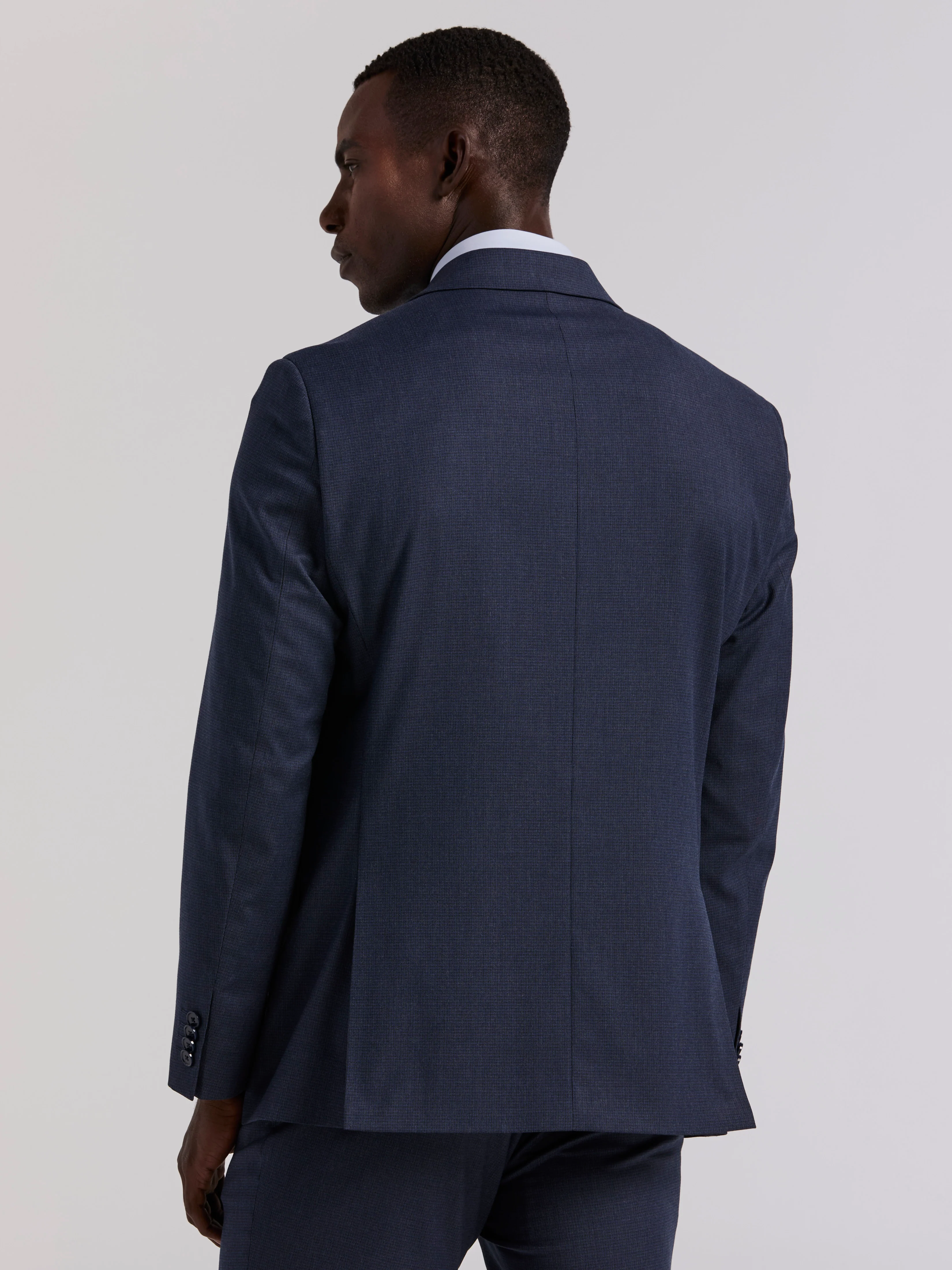 Slim Micro Print Suit Jacket - Image 2