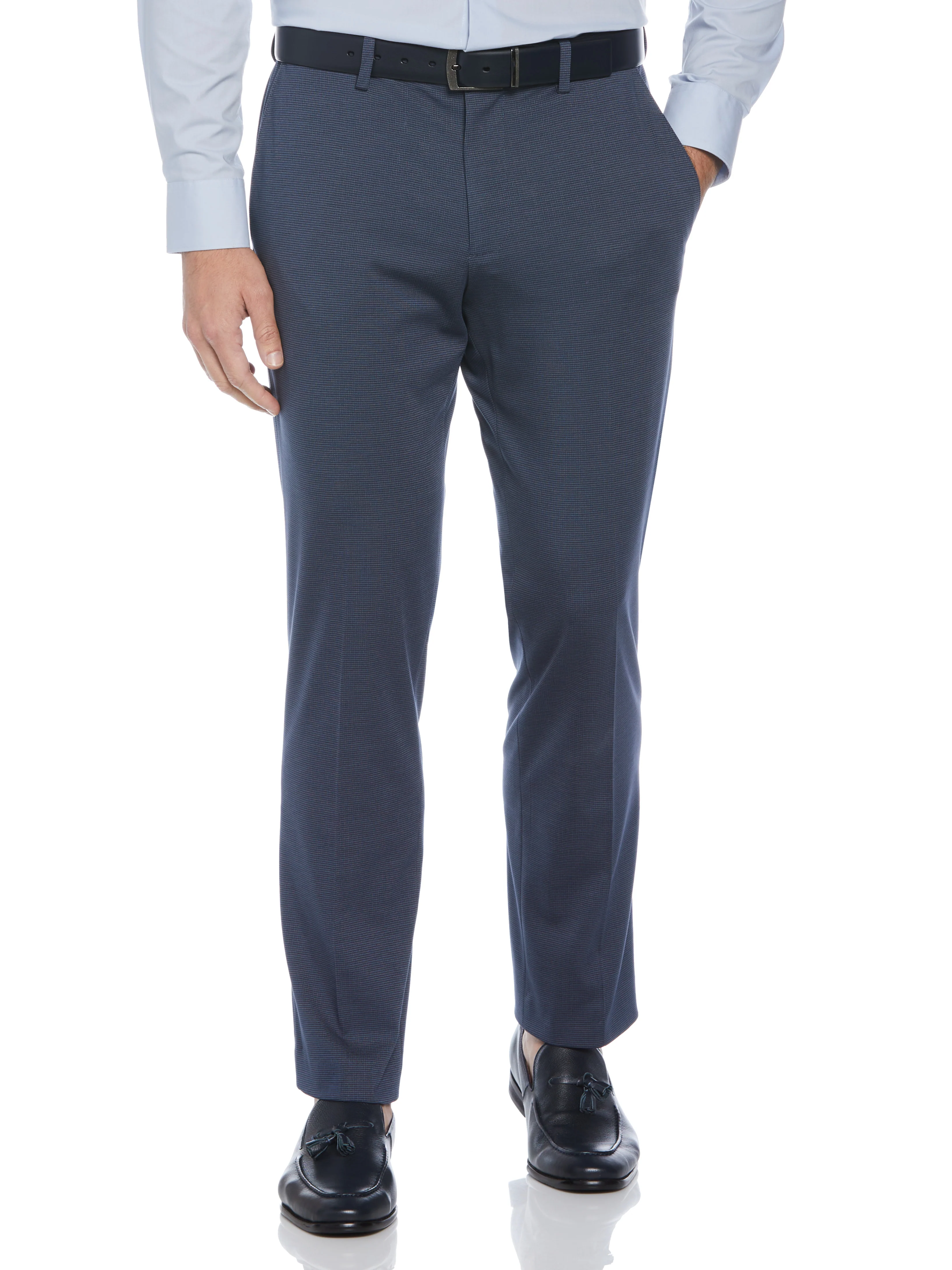 Slim Fit Microgrid Knit Suit Pant