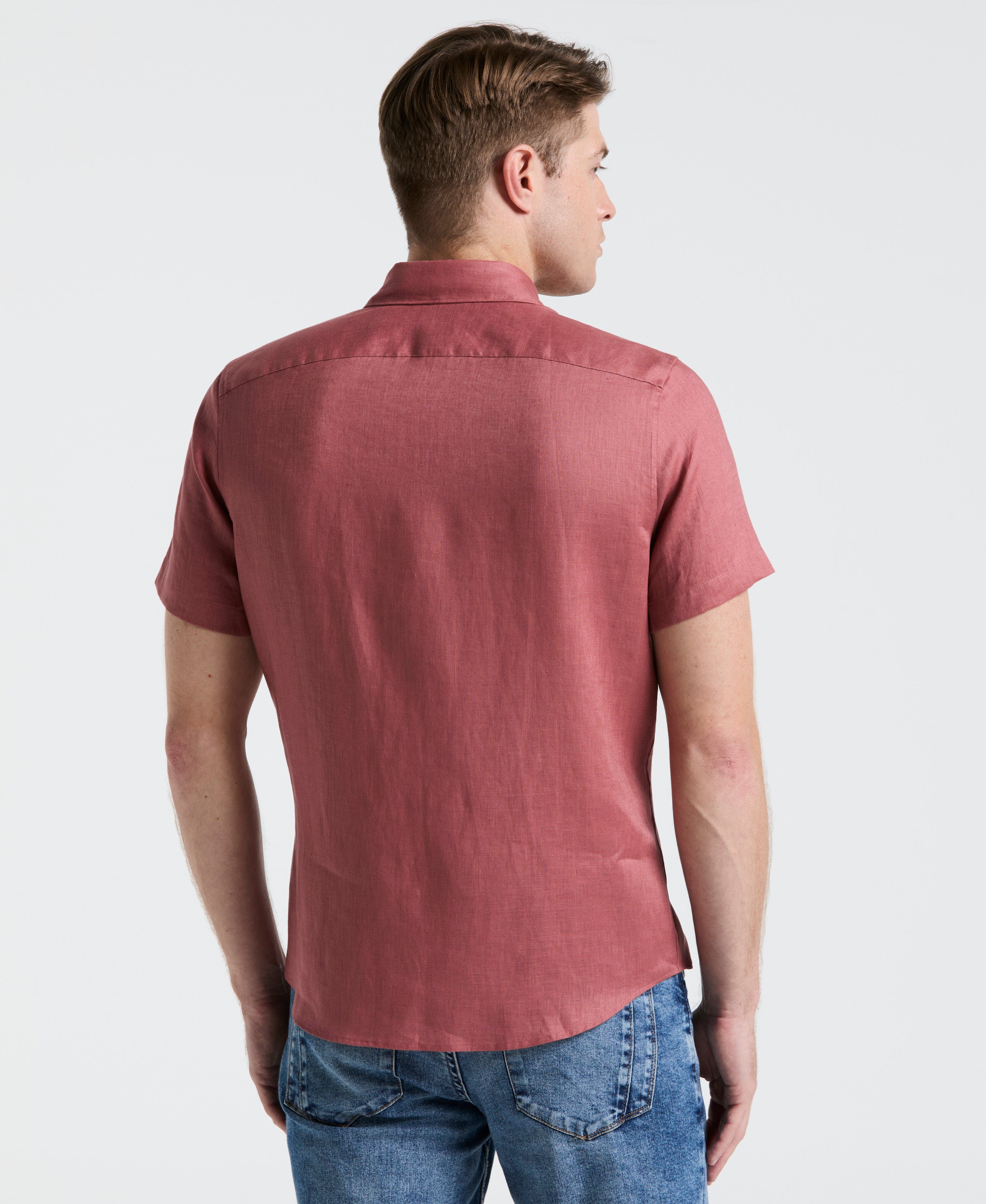 Solid Linen Shirt - Image 11