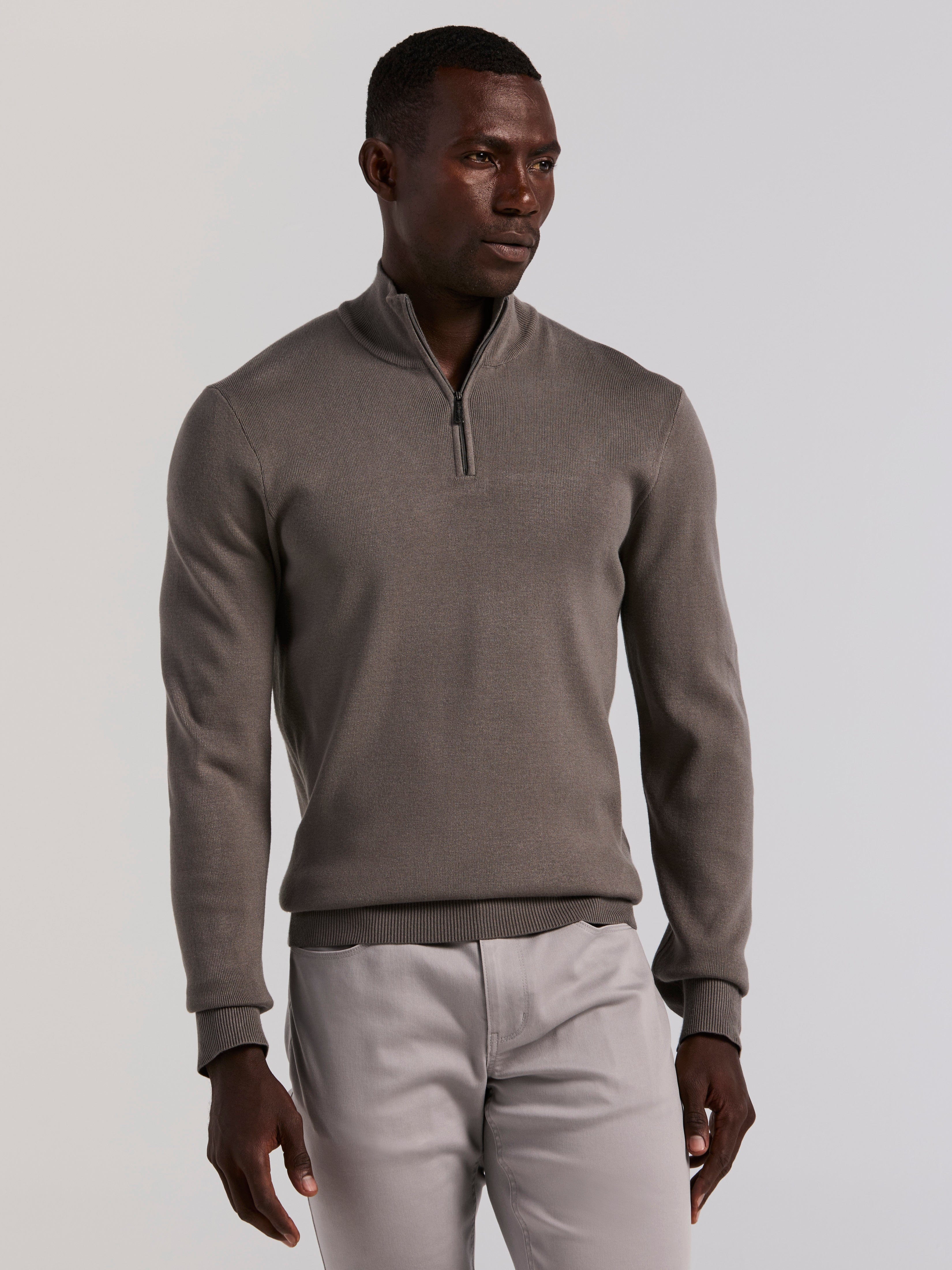 Tech Knit Quarter Zip Sweater